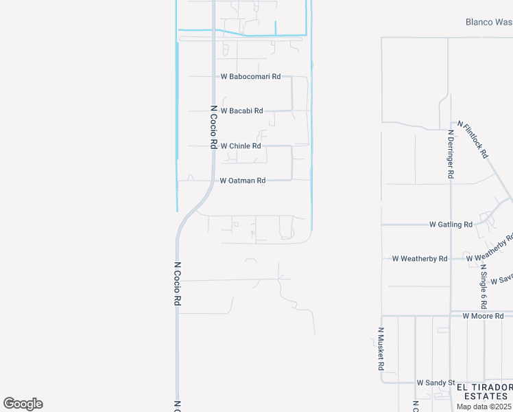 map of restaurants, bars, coffee shops, grocery stores, and more near 17542 West Picacho Road in Marana