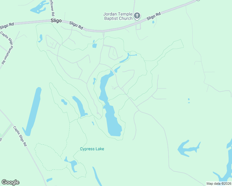 map of restaurants, bars, coffee shops, grocery stores, and more near 60 Golf Club Drive in Haughton