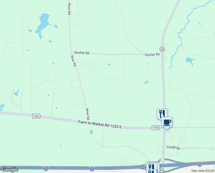 map of restaurants, bars, coffee shops, grocery stores, and more near in Kilgore