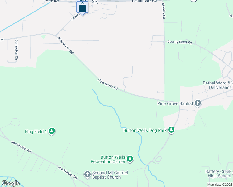map of restaurants, bars, coffee shops, grocery stores, and more near 132-140 Jericho Road in Beaufort