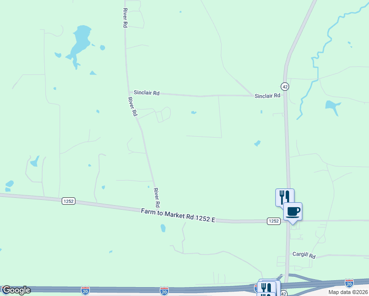 map of restaurants, bars, coffee shops, grocery stores, and more near in Kilgore