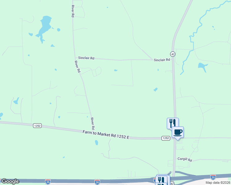 map of restaurants, bars, coffee shops, grocery stores, and more near in Kilgore