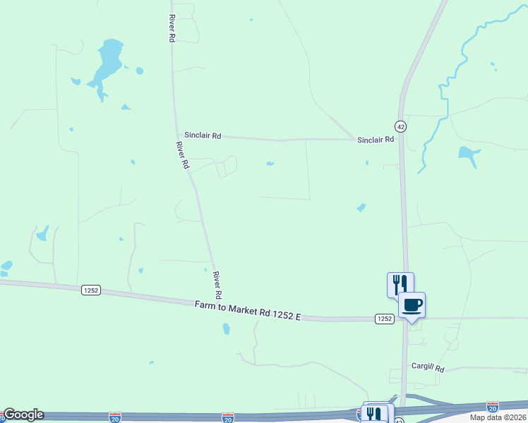 map of restaurants, bars, coffee shops, grocery stores, and more near in Kilgore