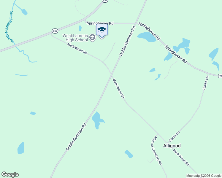 map of restaurants, bars, coffee shops, grocery stores, and more near Dublin Eastman Road in Dexter