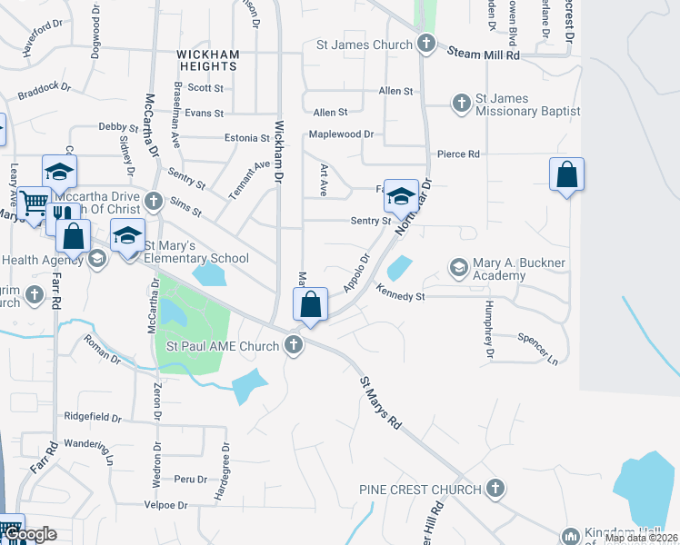 map of restaurants, bars, coffee shops, grocery stores, and more near 4920 Capricorn Court in Columbus