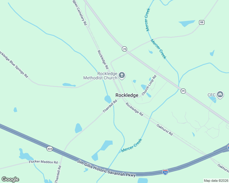 map of restaurants, bars, coffee shops, grocery stores, and more near 2137 Rockledge Road in Rockledge