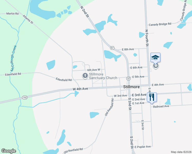 map of restaurants, bars, coffee shops, grocery stores, and more near 312 5th Avenue West in Twin City
