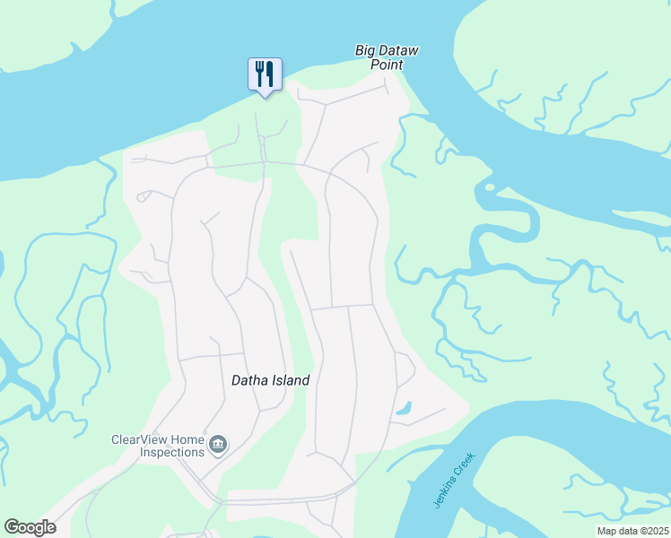 map of restaurants, bars, coffee shops, grocery stores, and more near 713 North Reeve Road in Saint Helena Island