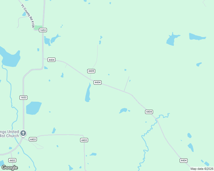 map of restaurants, bars, coffee shops, grocery stores, and more near County Road 4404 in Ben Wheeler