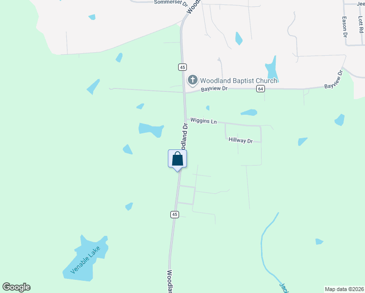 map of restaurants, bars, coffee shops, grocery stores, and more near 199 Woodland Drive in Phenix City
