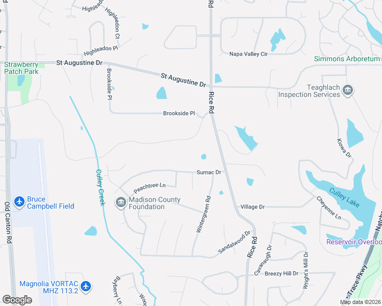 map of restaurants, bars, coffee shops, grocery stores, and more near 115 Sumac Drive in Madison