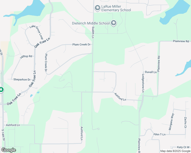 map of restaurants, bars, coffee shops, grocery stores, and more near 3440 Sudith Lane in Midlothian