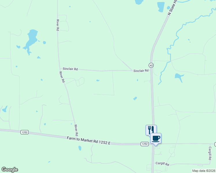 map of restaurants, bars, coffee shops, grocery stores, and more near in Kilgore