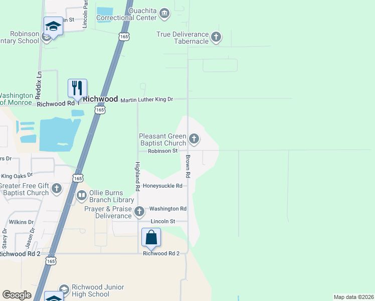 map of restaurants, bars, coffee shops, grocery stores, and more near 2898 Robinson St in Richwood