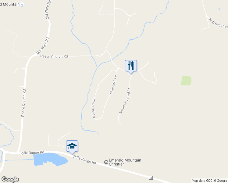 map of restaurants, bars, coffee shops, grocery stores, and more near 193 River Birch Circle in Wetumpka