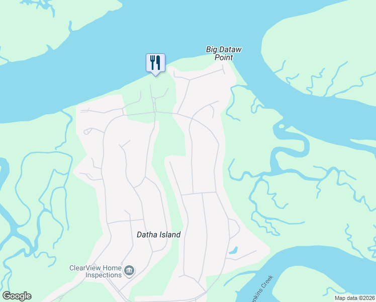 map of restaurants, bars, coffee shops, grocery stores, and more near 727 North Reeve Road in Saint Helena Island