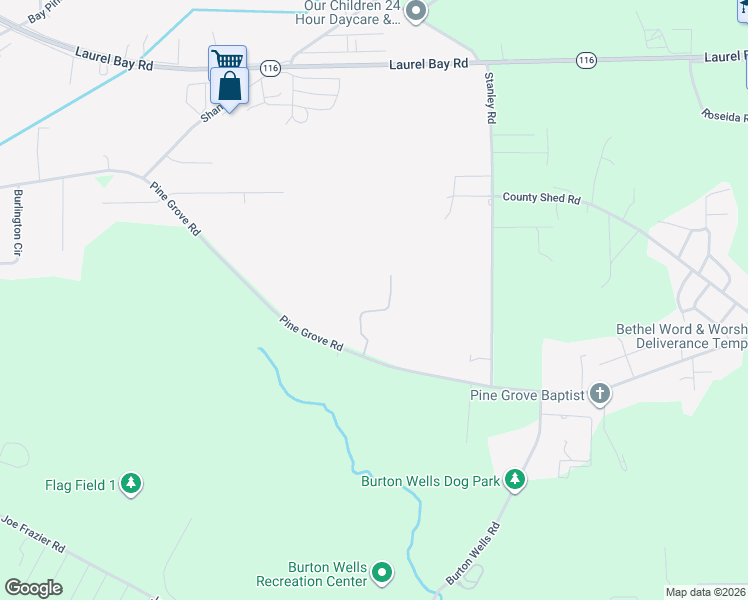 map of restaurants, bars, coffee shops, grocery stores, and more near 140 Pine Grove Road in Beaufort