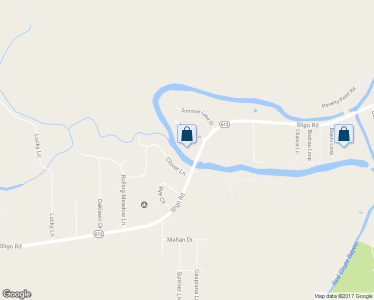 map of restaurants, bars, coffee shops, grocery stores, and more near 1401 Sligo Rd in Bossier City