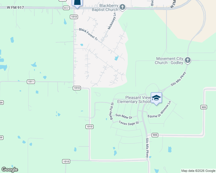 map of restaurants, bars, coffee shops, grocery stores, and more near 8201 Archie Court in Joshua