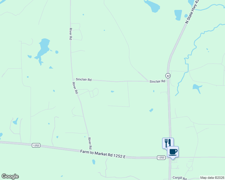 map of restaurants, bars, coffee shops, grocery stores, and more near 330 Compound Drive in Kilgore