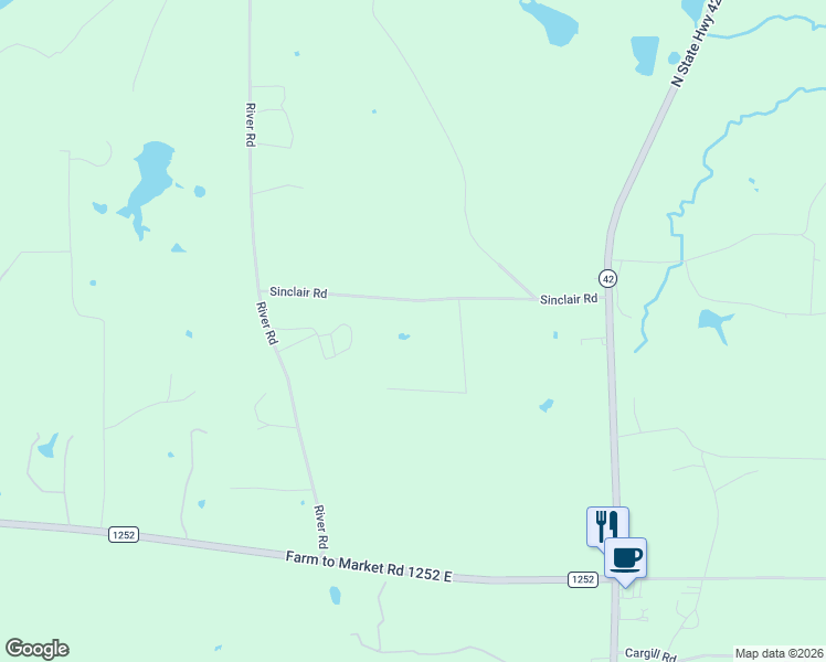 map of restaurants, bars, coffee shops, grocery stores, and more near 330 Compound Drive in Kilgore