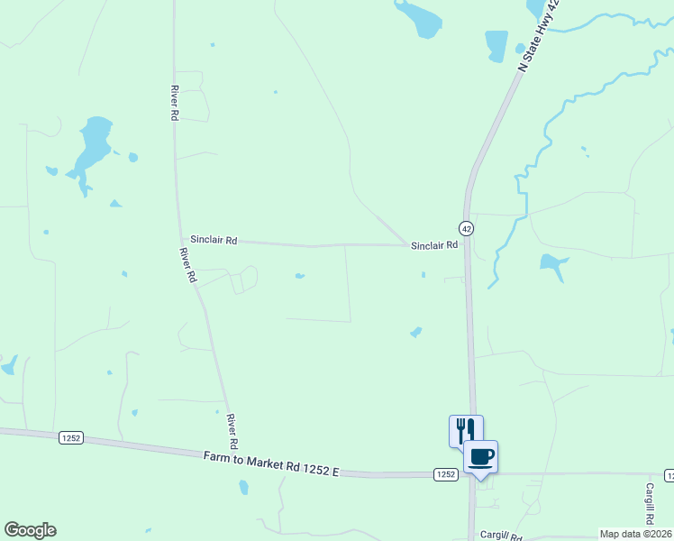 map of restaurants, bars, coffee shops, grocery stores, and more near in Kilgore