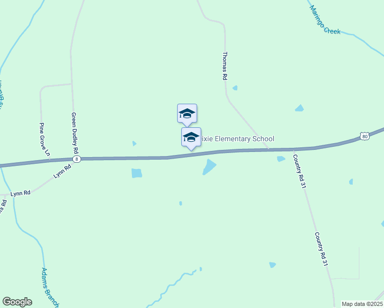 map of restaurants, bars, coffee shops, grocery stores, and more near 4914 U.S. 80 in Opelika
