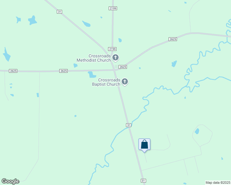 map of restaurants, bars, coffee shops, grocery stores, and more near 11766 Farm to Market Road 31 in Marshall