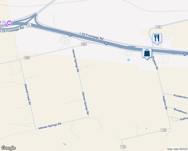 map of restaurants, bars, coffee shops, grocery stores, and more near 117 Inkman Springs Road in Sweetwater