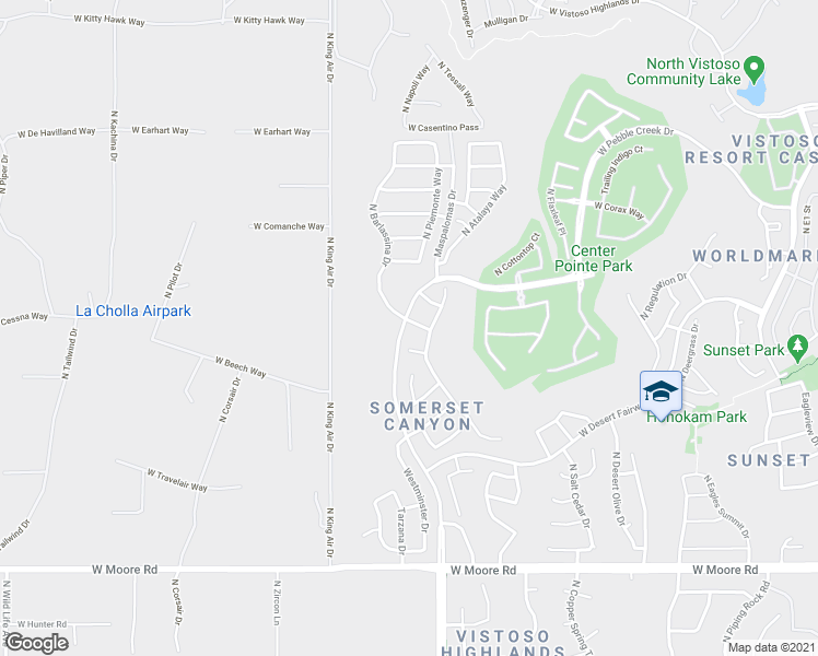 map of restaurants, bars, coffee shops, grocery stores, and more near 1253 West Lyle Lane in Oro Valley