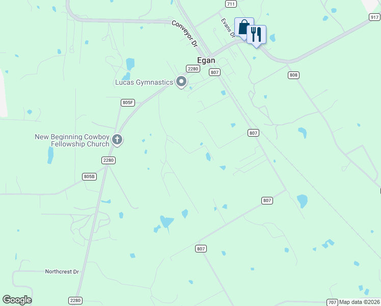 map of restaurants, bars, coffee shops, grocery stores, and more near 4428 Slayton Road in Cleburne