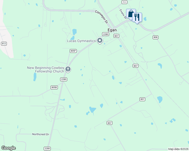 map of restaurants, bars, coffee shops, grocery stores, and more near 4428 Slayton Road in Cleburne