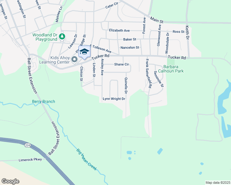 map of restaurants, bars, coffee shops, grocery stores, and more near 315 Christopher Luke Cir in Perry