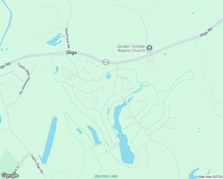 map of restaurants, bars, coffee shops, grocery stores, and more near 20 Golf Club Drive in Haughton