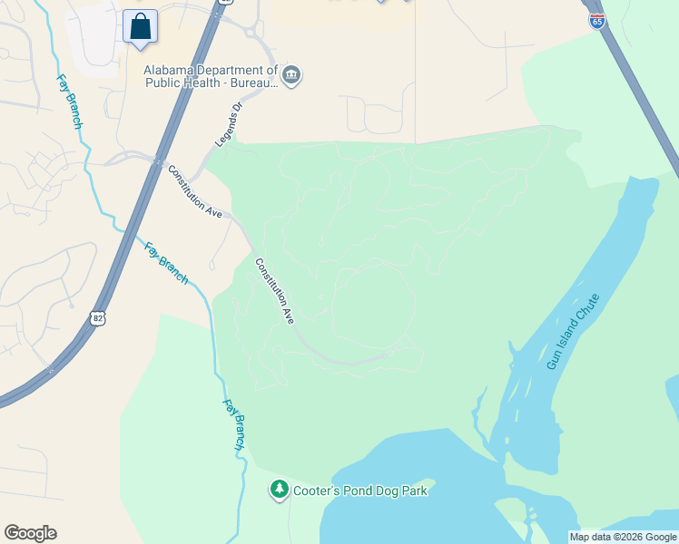 map of restaurants, bars, coffee shops, grocery stores, and more near Capitol Hill Cart Path in Prattville