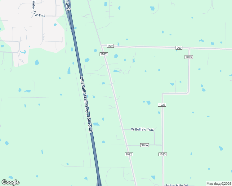 map of restaurants, bars, coffee shops, grocery stores, and more near 5916 County Road 1022 in Joshua