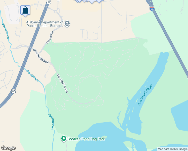 map of restaurants, bars, coffee shops, grocery stores, and more near Capitol Hill Cart Path in Prattville