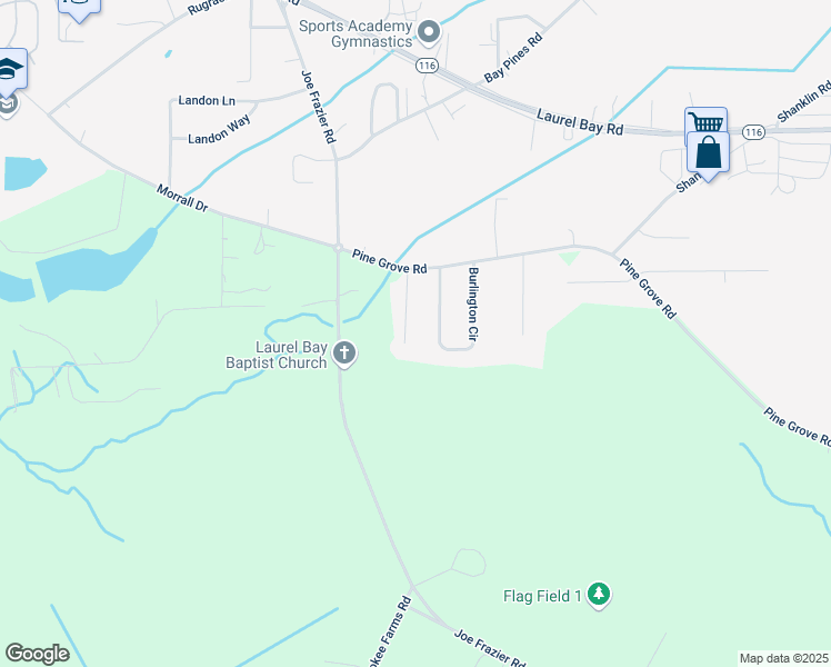 map of restaurants, bars, coffee shops, grocery stores, and more near 29 Kato Lane in Beaufort
