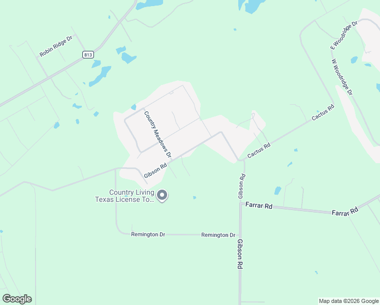 map of restaurants, bars, coffee shops, grocery stores, and more near 629 Gibson Road in Waxahachie