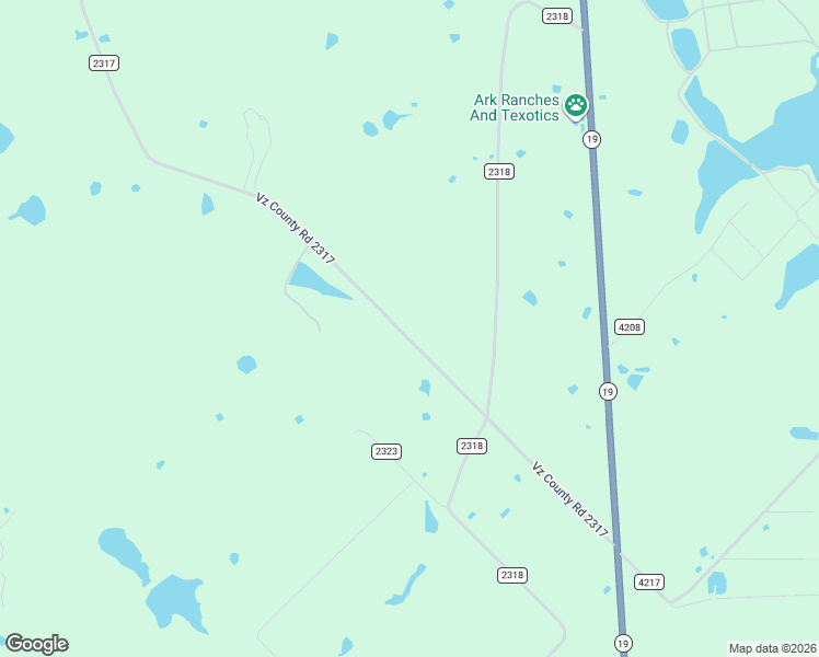map of restaurants, bars, coffee shops, grocery stores, and more near Vz County Road 2317 in Canton