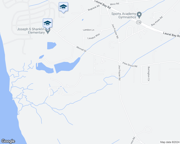 map of restaurants, bars, coffee shops, grocery stores, and more near 1009 State Road S-7-466 in Beaufort