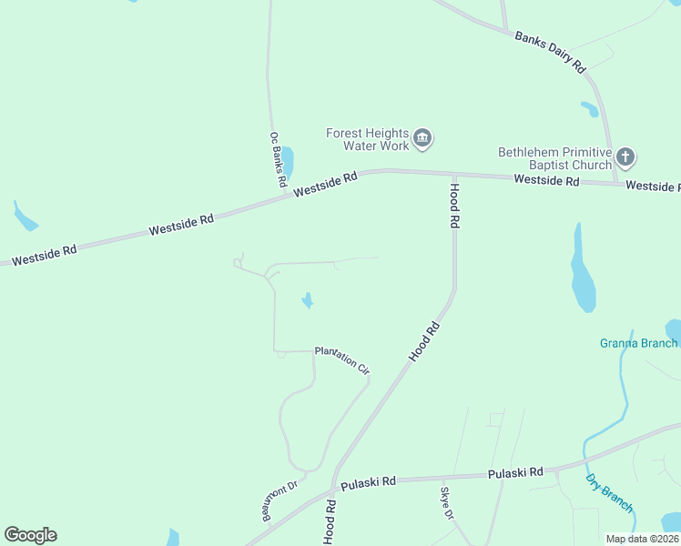 map of restaurants, bars, coffee shops, grocery stores, and more near 1508 Sugarberry Court in Statesboro