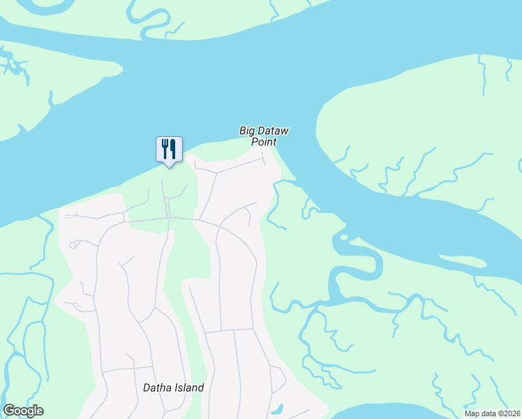 map of restaurants, bars, coffee shops, grocery stores, and more near 16 Reeve Court in Saint Helena Island