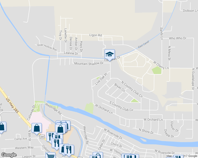 map of restaurants, bars, coffee shops, grocery stores, and more near 1607 Live Oak Place in Carlsbad