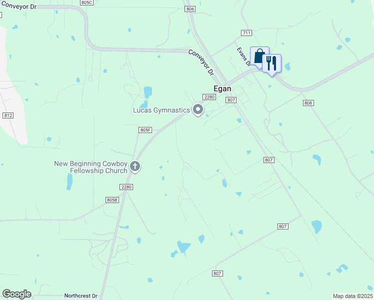 map of restaurants, bars, coffee shops, grocery stores, and more near 4512 Slayton Road in Cleburne