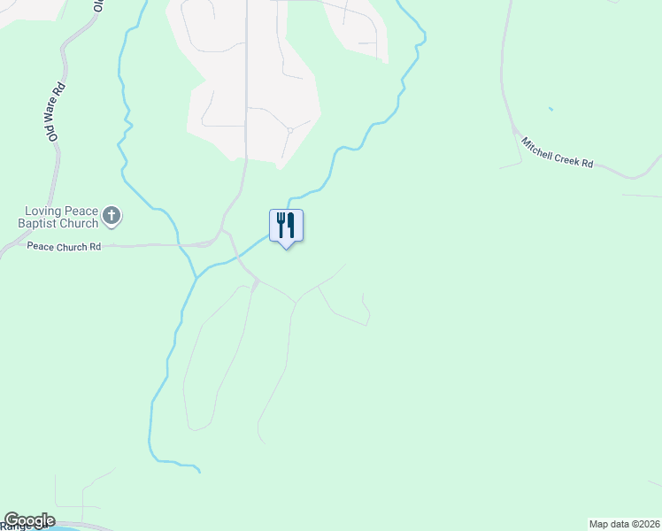 map of restaurants, bars, coffee shops, grocery stores, and more near 104 Sycamore Ridge in Wetumpka