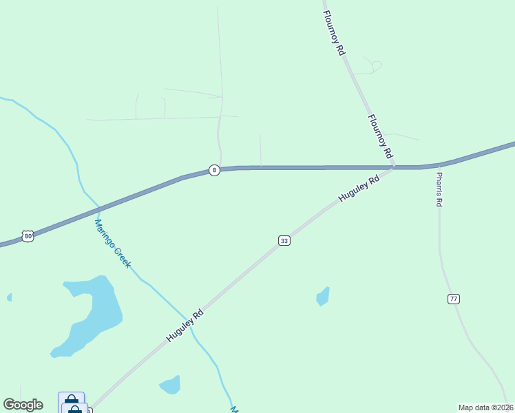 map of restaurants, bars, coffee shops, grocery stores, and more near 48 Huguley Road in Opelika