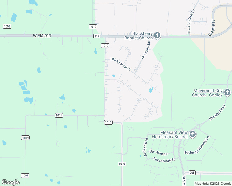 map of restaurants, bars, coffee shops, grocery stores, and more near 8229 Cherry Ridge Court in Joshua