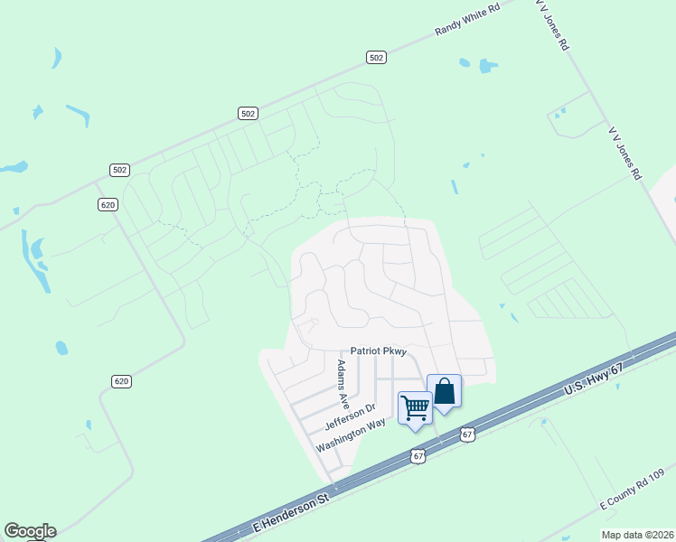 map of restaurants, bars, coffee shops, grocery stores, and more near 215 Kennedy Drive in Venus