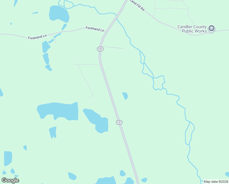 map of restaurants, bars, coffee shops, grocery stores, and more near 43642 Georgia 121 in Metter